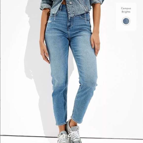 American Eagle Stretch Mom Jeans - Picture 1 of 10